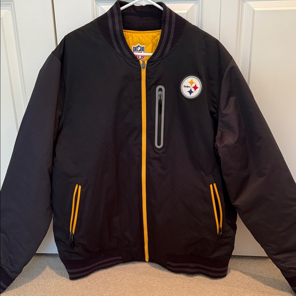 NFL Black and Gold Bomber Jacket